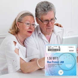 Tròng Savi 1.56 BFFT Blue Protect X6