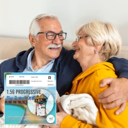 Tròng Savi 1.56 Progressive Blue Protect X6