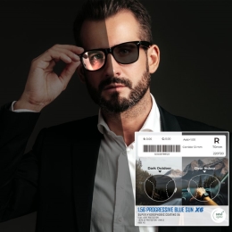 Tròng Savi 1.56 Progressive Blue Sun X6