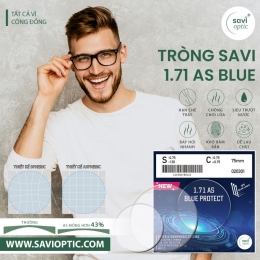 Tròng Savi 1.71 AS BLUE NEW