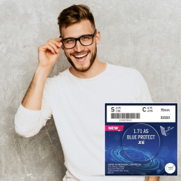 Tròng Savi 1.71 AS Blue Protect X6